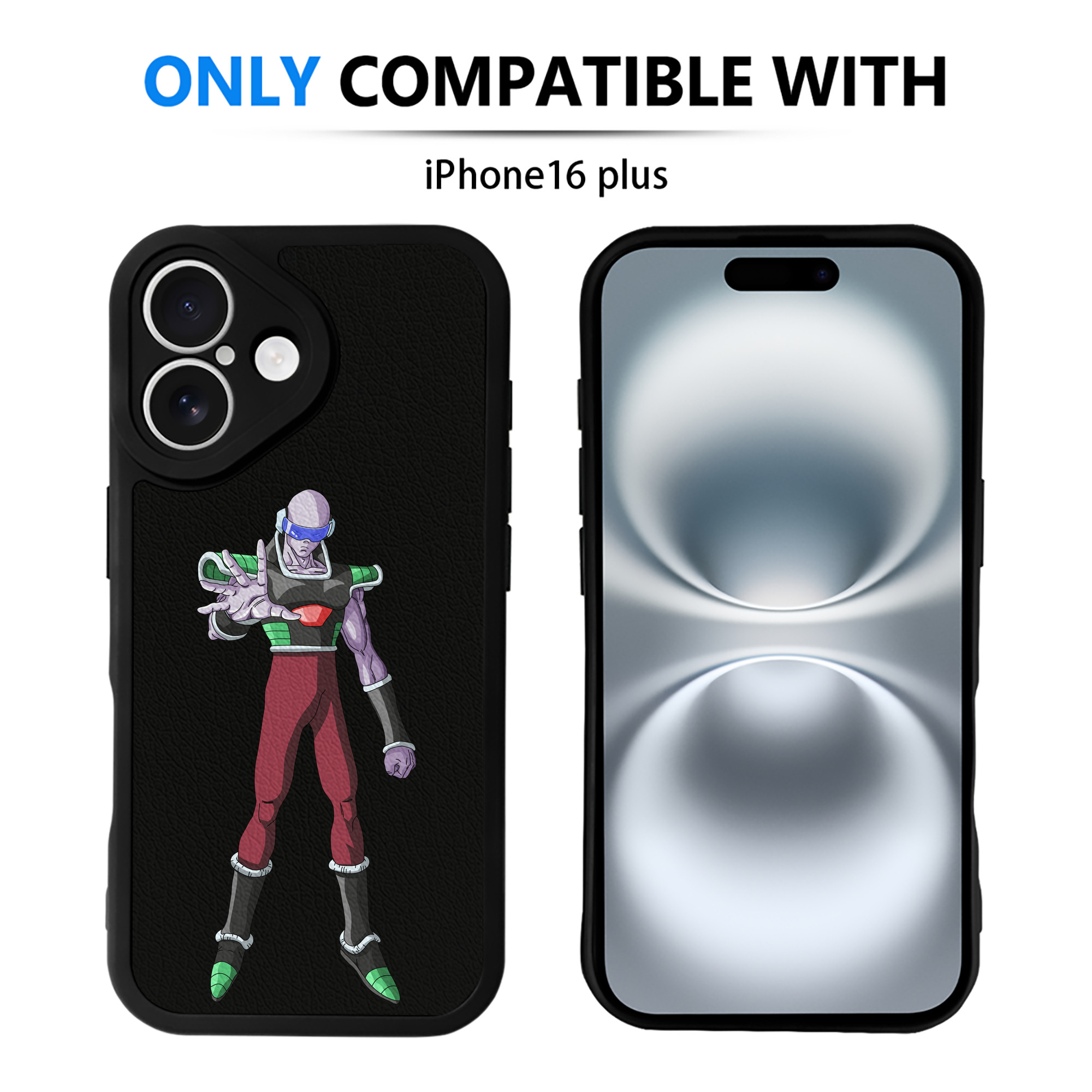 （画像用） ドラゴンボール DRAGON BALL 【iPhone 16シリーズ対応】シリコンスマホケース（レザー調） 材質：シリコン